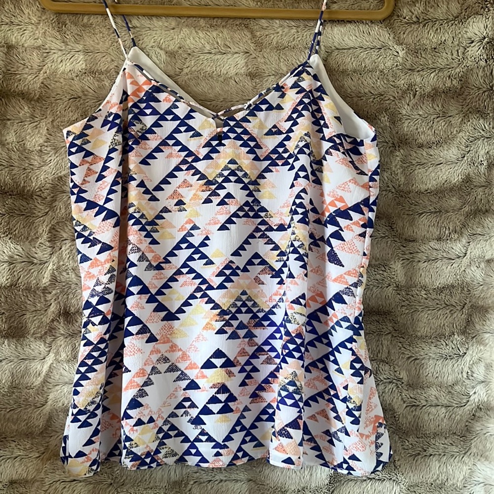Banana Republic geometric pattern top